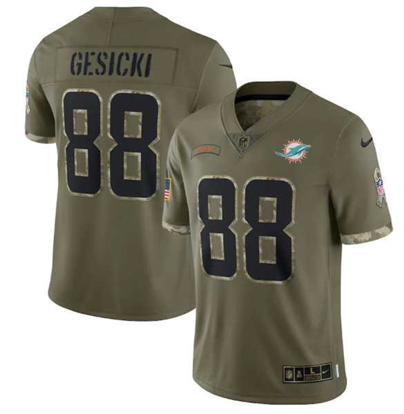 Men's Miami Dolphins #88 Mike Gesicki 2022 Olive Salute To Service Limited Stitched Jersey,We sell and wholesale Men's Miami Dolphins #88 Mike Gesicki 2022 Olive Salute To Service Limited Stitched Jersey on line form chian!